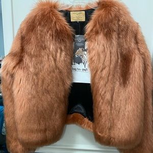 Spirithoods Rose Quartz Faux Fur Bomber Medium